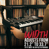 3-Tier A-Frame Keyboard Stand