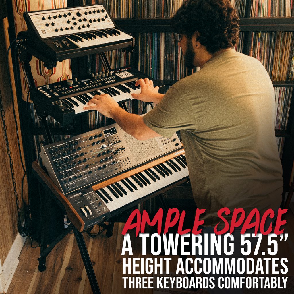 3-Tier A-Frame Keyboard Stand