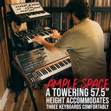 3-Tier A-Frame Keyboard Stand