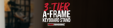 3-Tier A-Frame Keyboard Stand