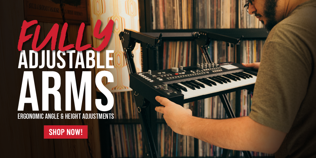 3-Tier A-Frame Keyboard Stand