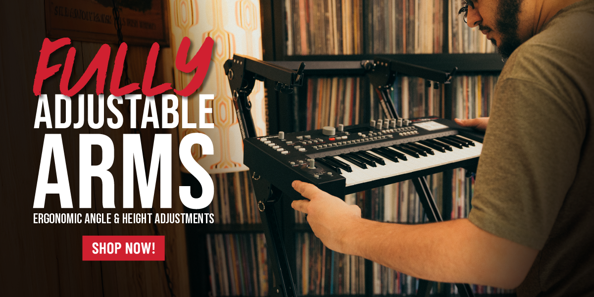 3-Tier A-Frame Keyboard Stand