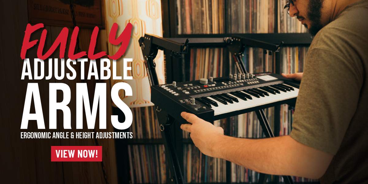 3-Tier A-Frame Keyboard Stand