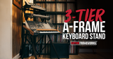 3-Tier A-Frame Keyboard Stand