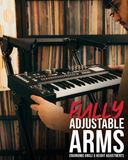 3-Tier A-Frame Keyboard Stand