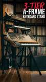 3-Tier A-Frame Keyboard Stand