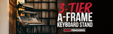 3-Tier A-Frame Keyboard Stand