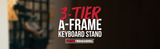 3-Tier A-Frame Keyboard Stand
