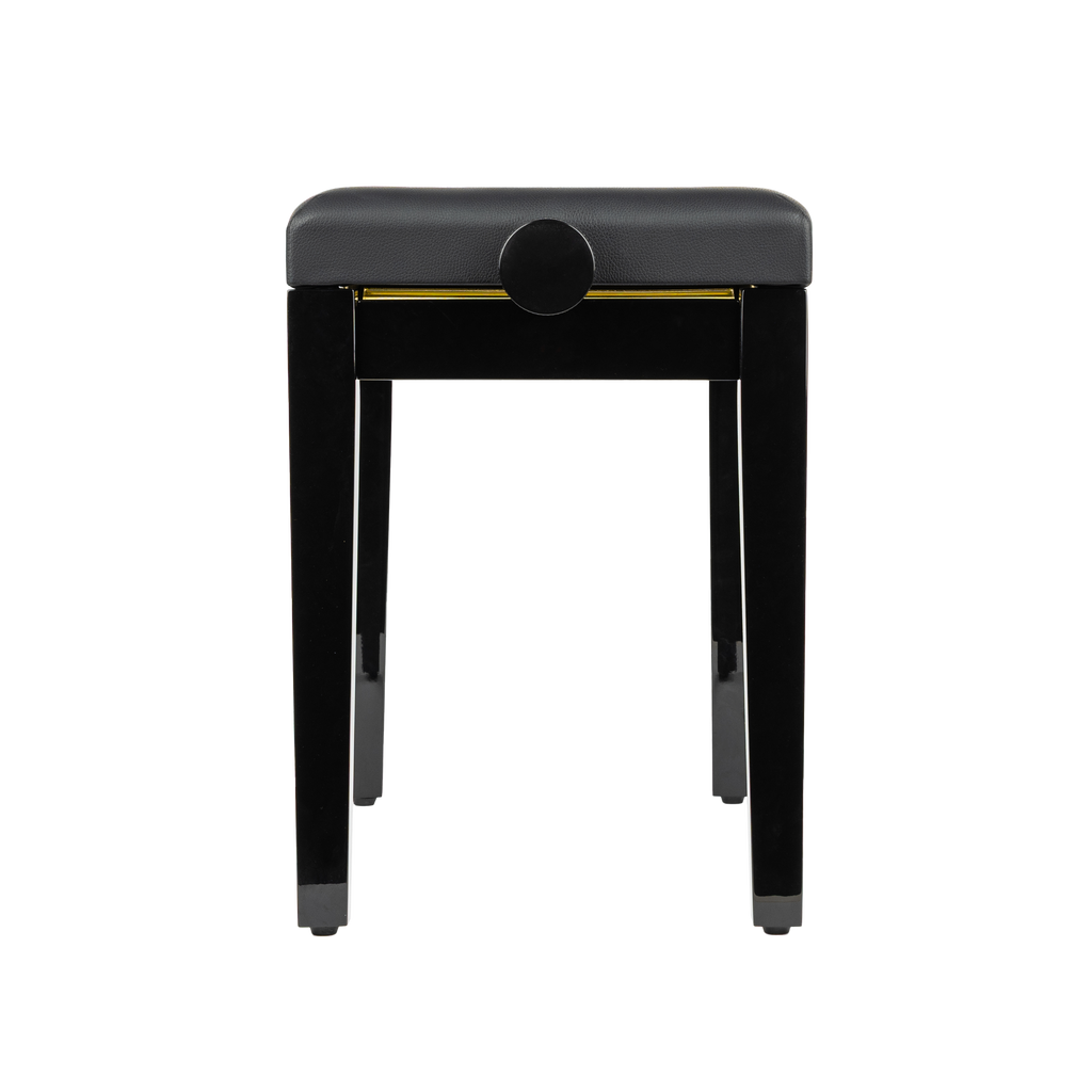 Gator Deluxe Height Adjustable Piano Bench, Black