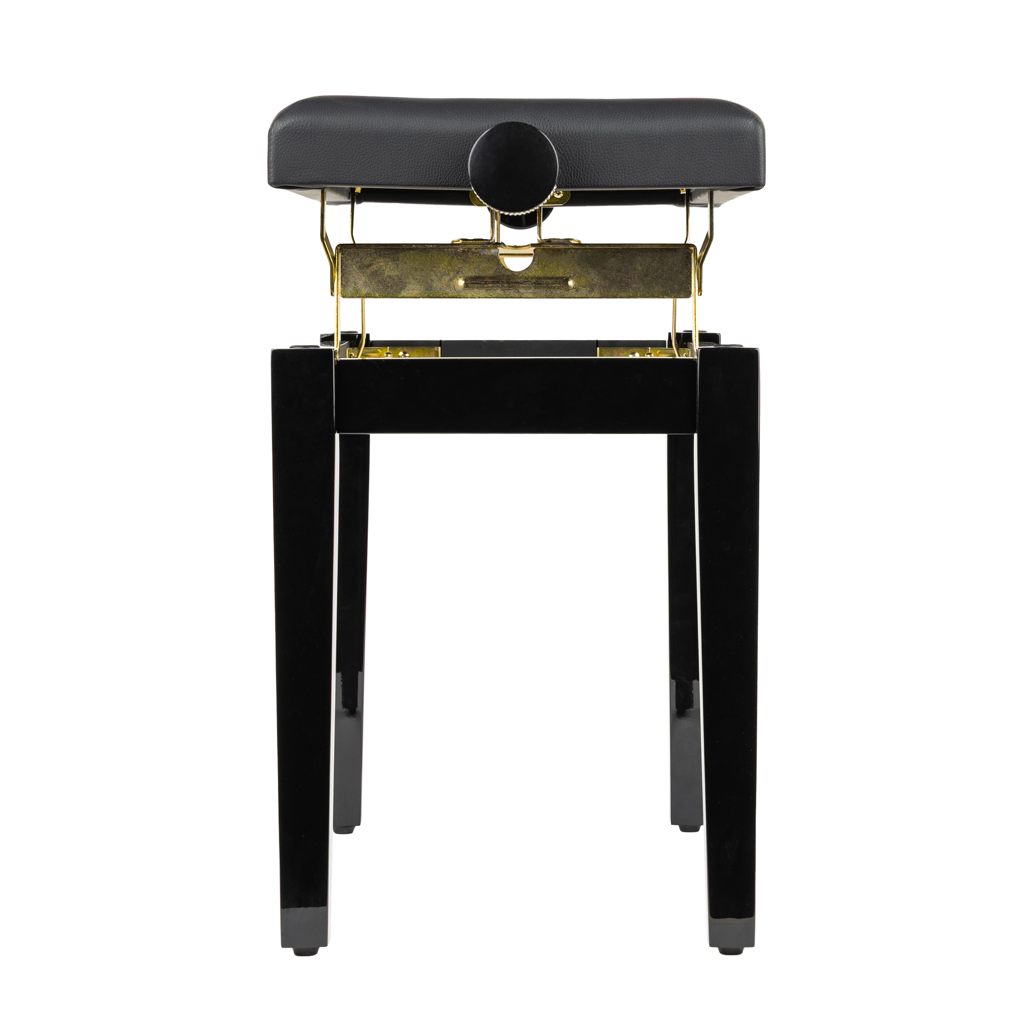 Gator Deluxe Height Adjustable Piano Bench, Black