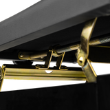 Gator Deluxe Height Adjustable Piano Bench, Black