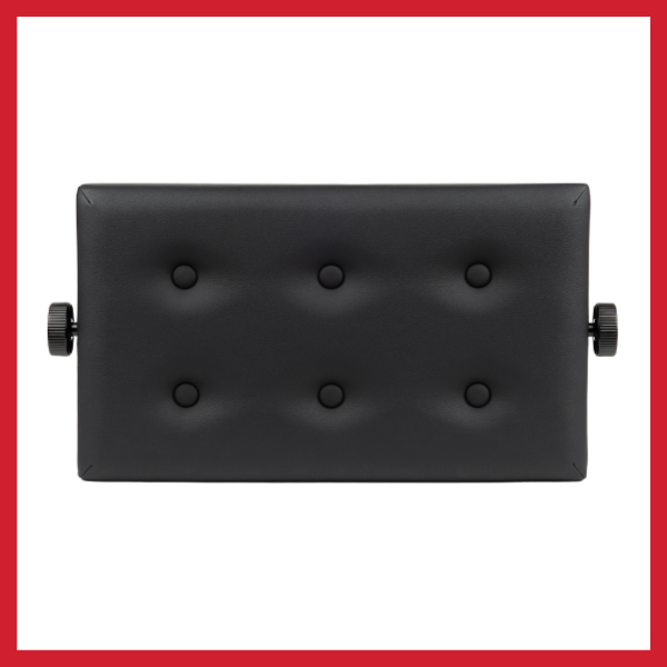 Gator Deluxe Height Adjustable Piano Bench, Black