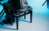 Gator Deluxe Height Adjustable Piano Bench, Black