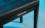 Gator Deluxe Height Adjustable Piano Bench, Black