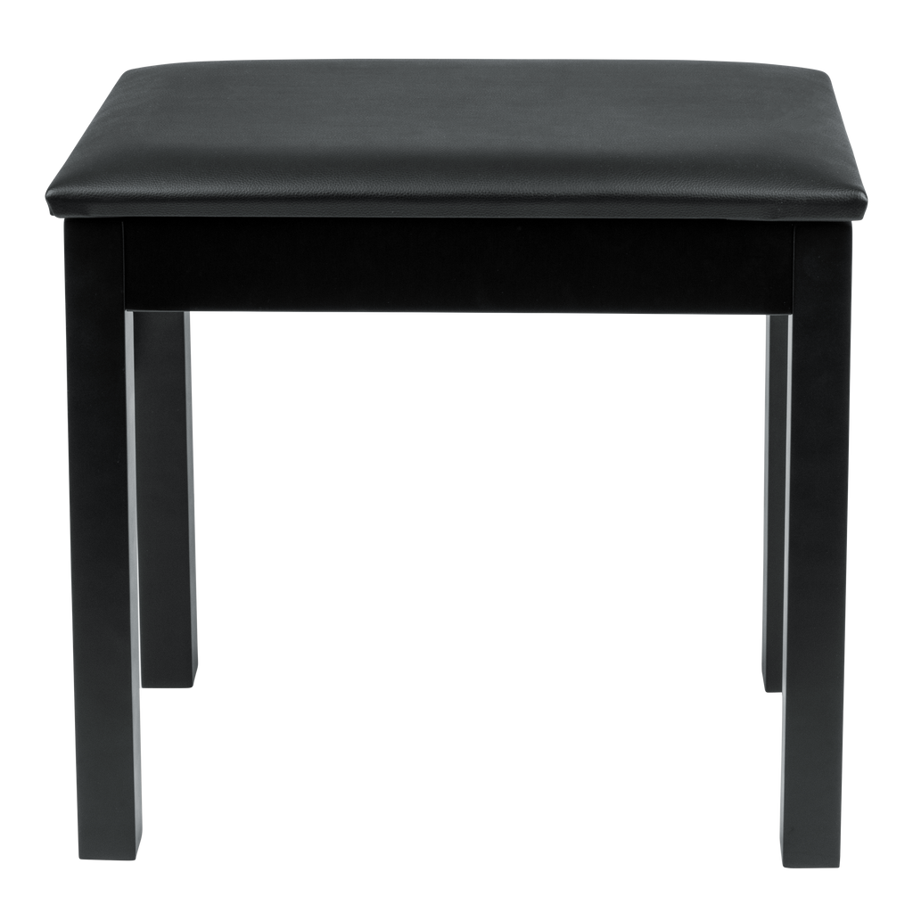 Deluxe Wooden Piano Bench In Black