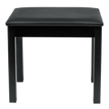 Deluxe Wooden Piano Bench In Black