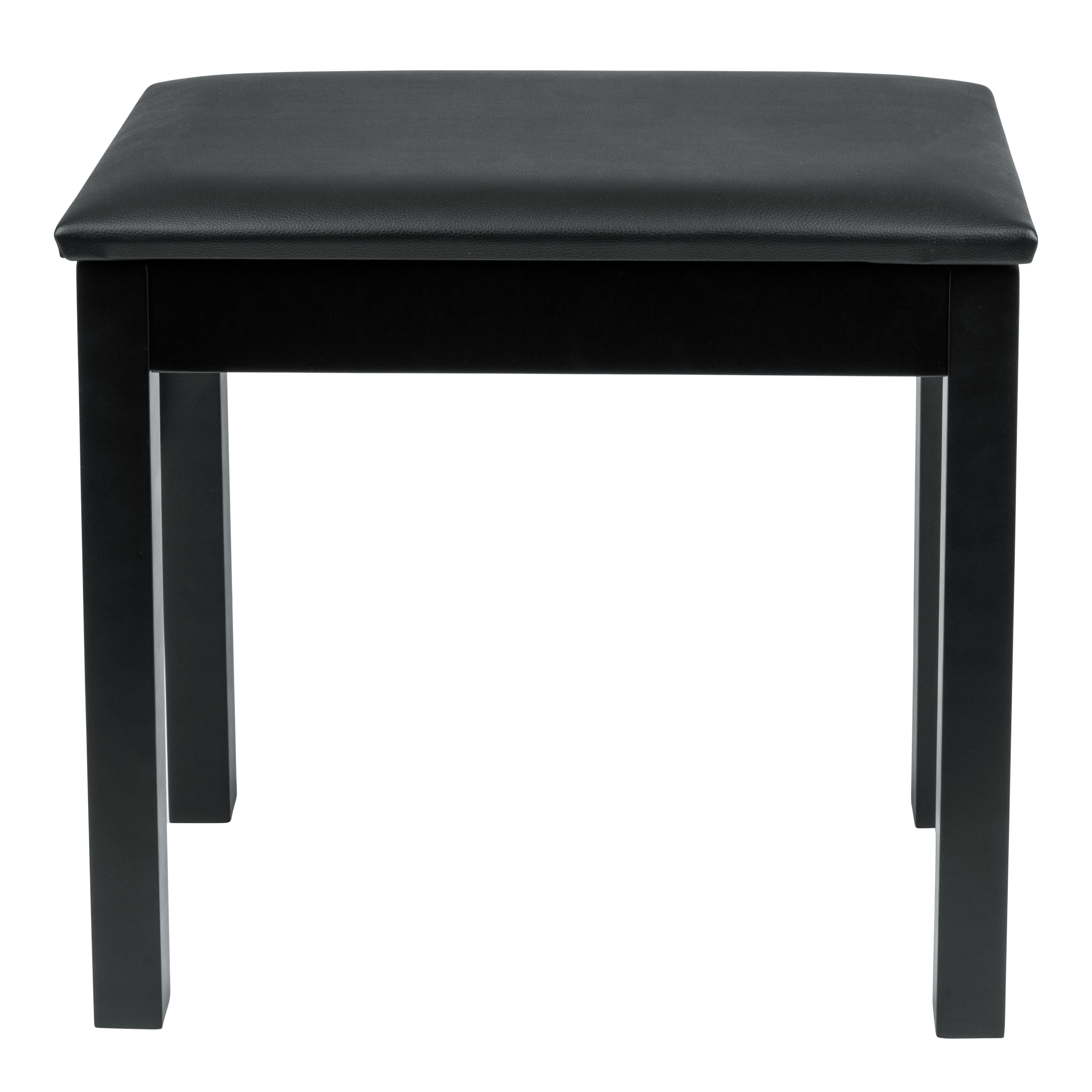 Deluxe Wooden Piano Bench In Black