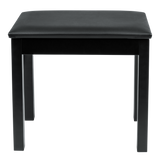 Deluxe Wooden Piano Bench In Black