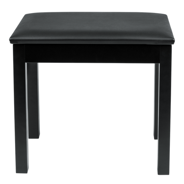Deluxe Wooden Piano Bench In Black