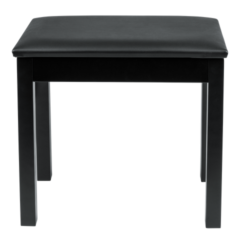 Deluxe Wooden Piano Bench In Black