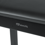 Deluxe Wooden Piano Bench In Black