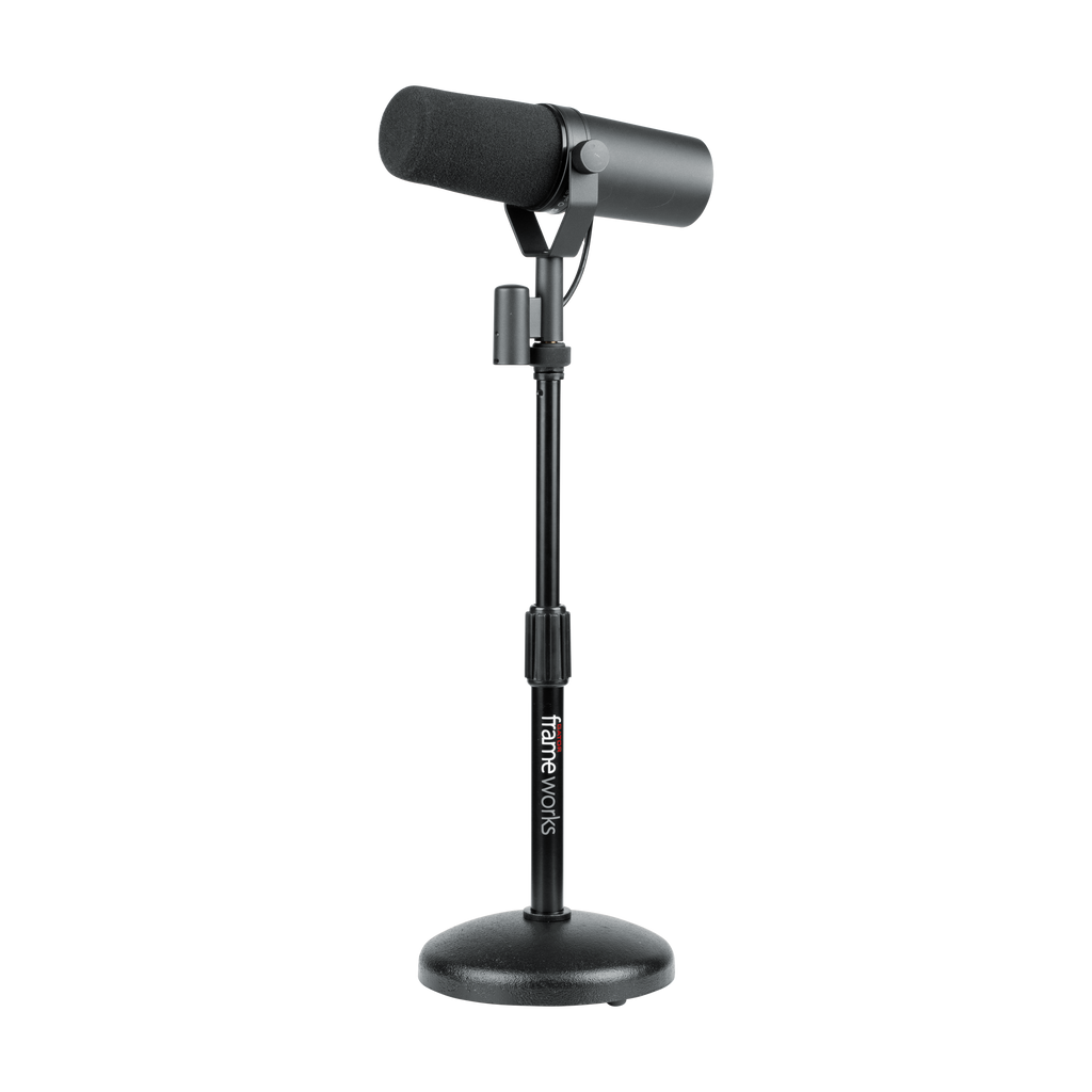 Round Base Desktop Mic Stand
