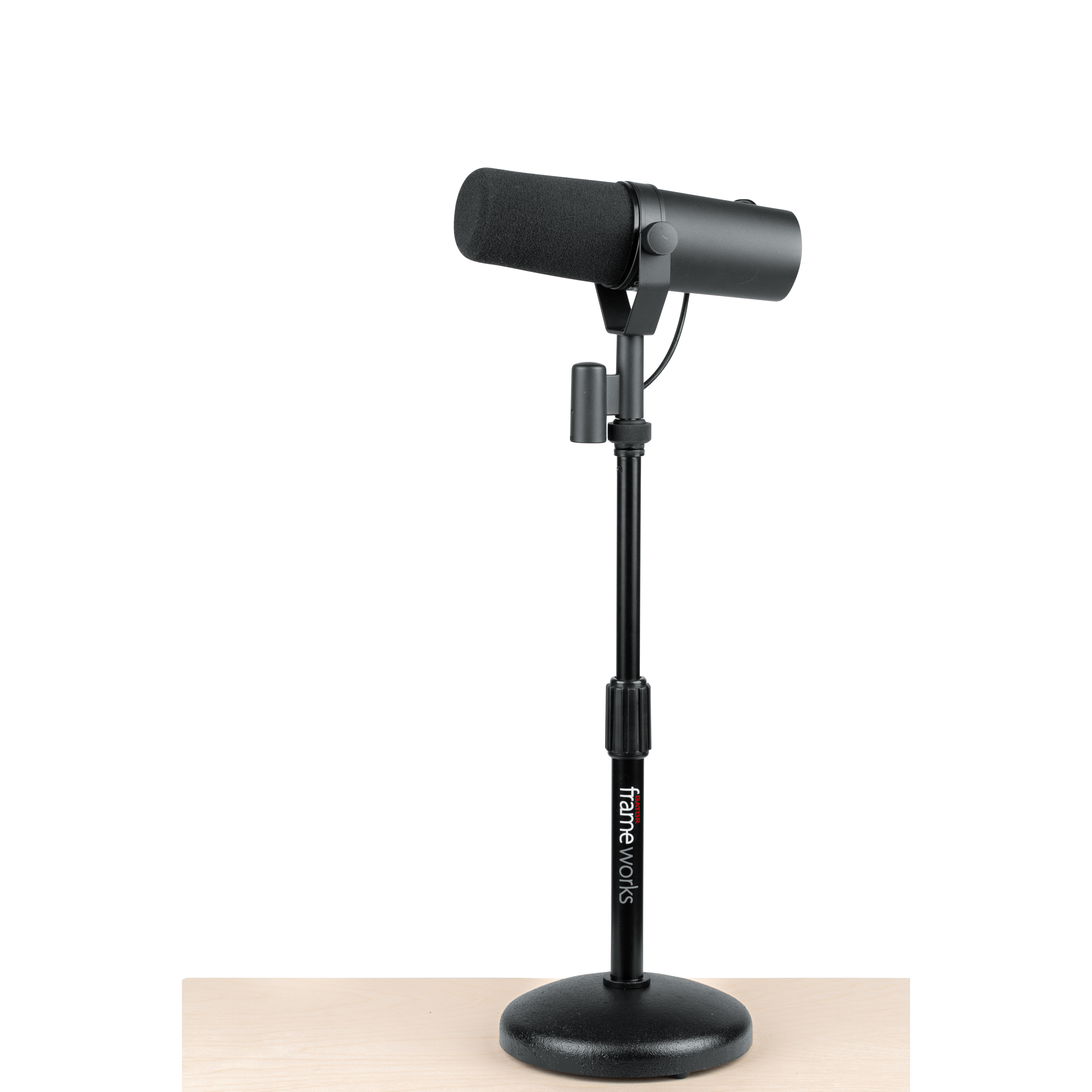 Round Base Desktop Mic Stand