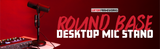 Round Base Desktop Mic Stand