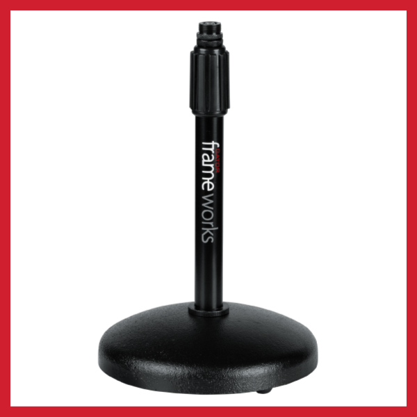 Round Base Desktop Mic Stand