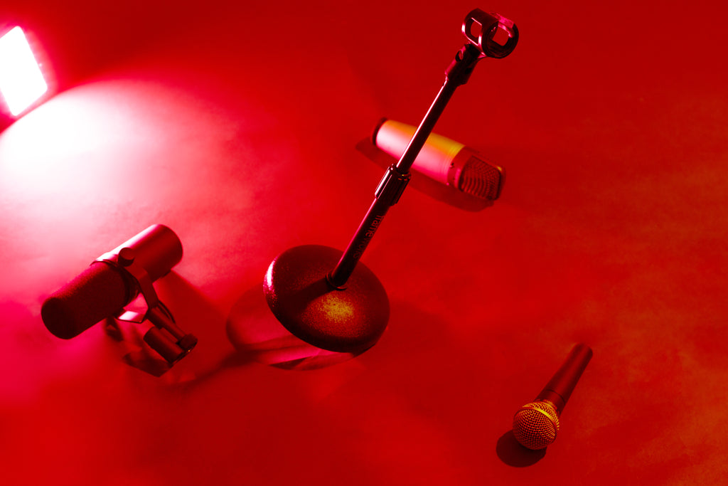 Round Base Desktop Mic Stand