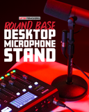 Round Base Desktop Mic Stand