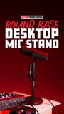 Round Base Desktop Mic Stand