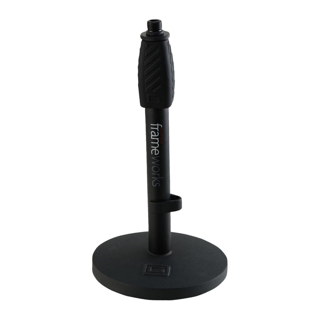 Desktop Mic Stand with Round Base and Twist Clutch