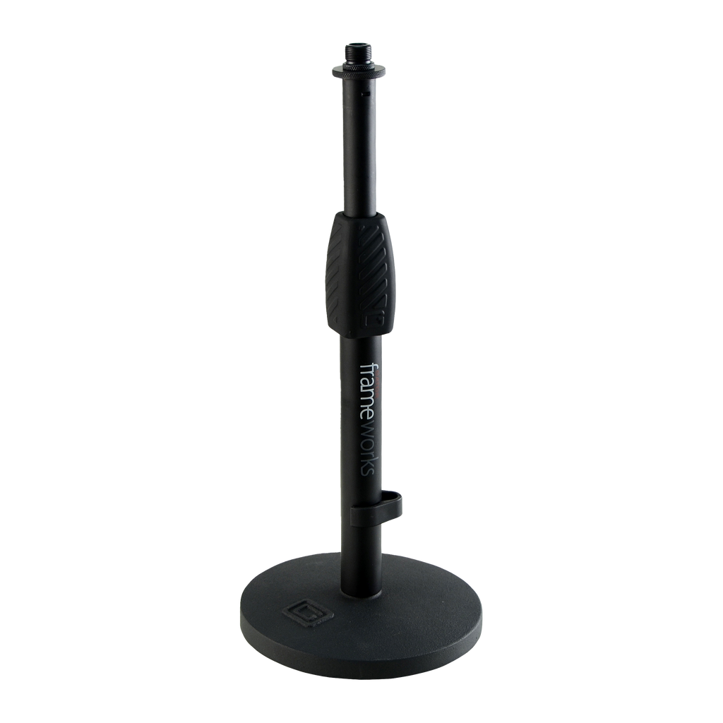 Desktop Mic Stand with Round Base and Twist Clutch