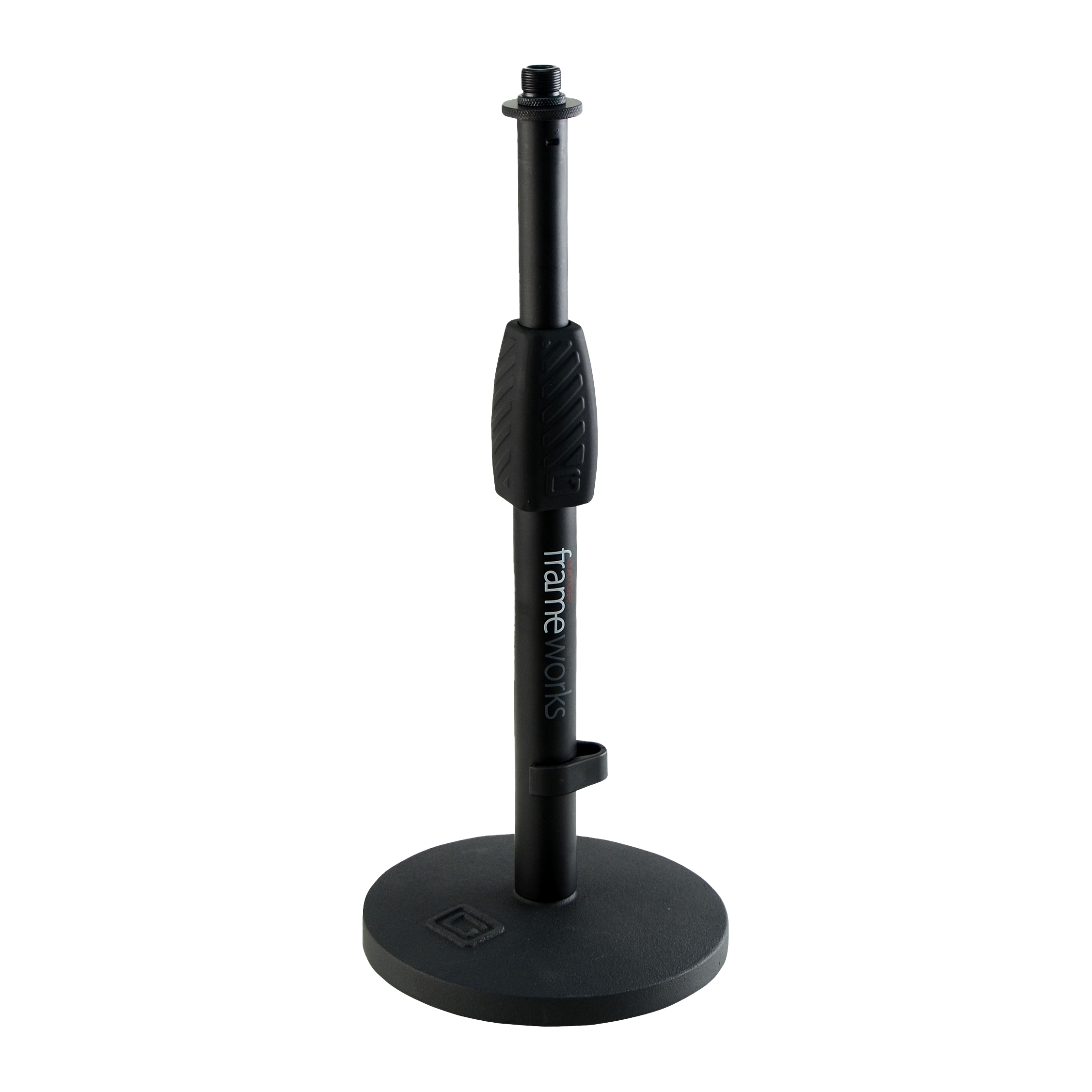 Desktop Mic Stand with Round Base and Twist Clutch