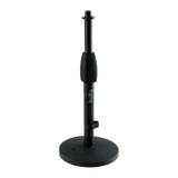 Desktop Mic Stand with Round Base and Twist Clutch