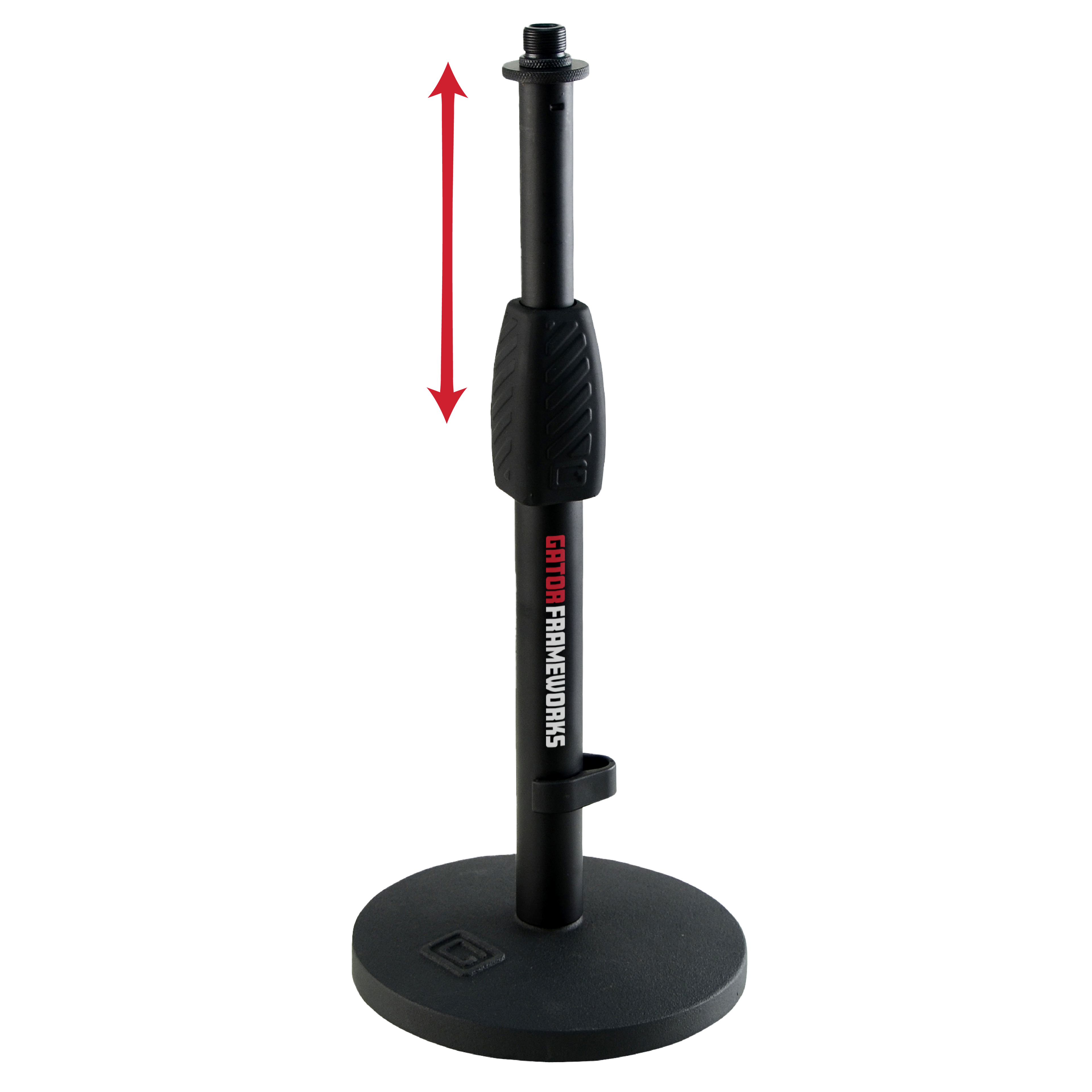 Desktop Mic Stand with Round Base and Twist Clutch