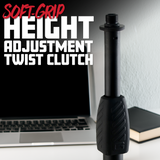 Desktop Mic Stand with Round Base and Twist Clutch