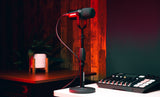 Desktop Mic Stand with Round Base and Twist Clutch