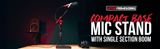 Compact Base Bass Drum and Amp Mic Stand