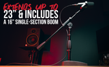 Compact Base Bass Drum and Amp Mic Stand