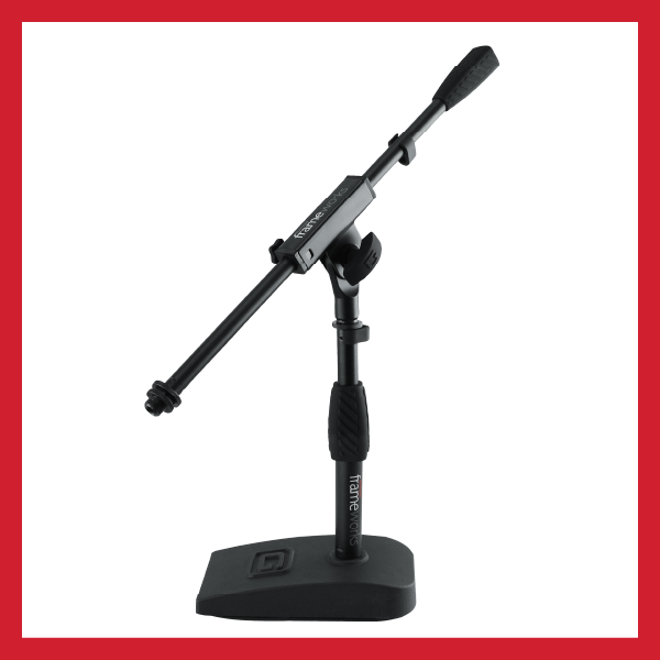 Compact Base Bass Drum and Amp Mic Stand