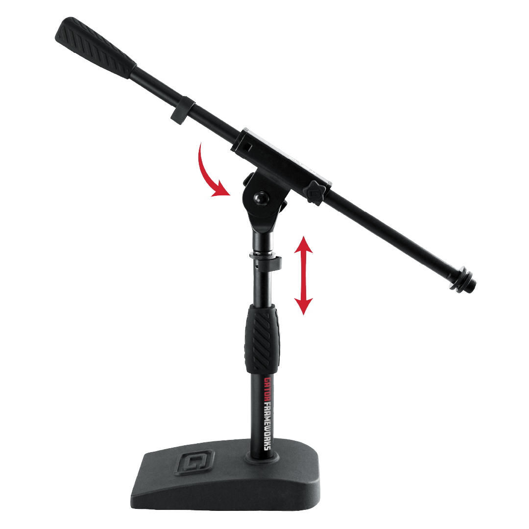 Compact Base Bass Drum and Amp Mic Stand