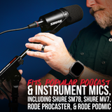 Compact Base Bass Drum and Amp Mic Stand