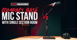 Compact Base Bass Drum and Amp Mic Stand