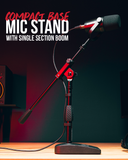 Compact Base Bass Drum and Amp Mic Stand