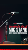 Compact Base Bass Drum and Amp Mic Stand