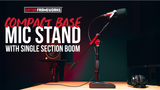 Compact Base Bass Drum and Amp Mic Stand