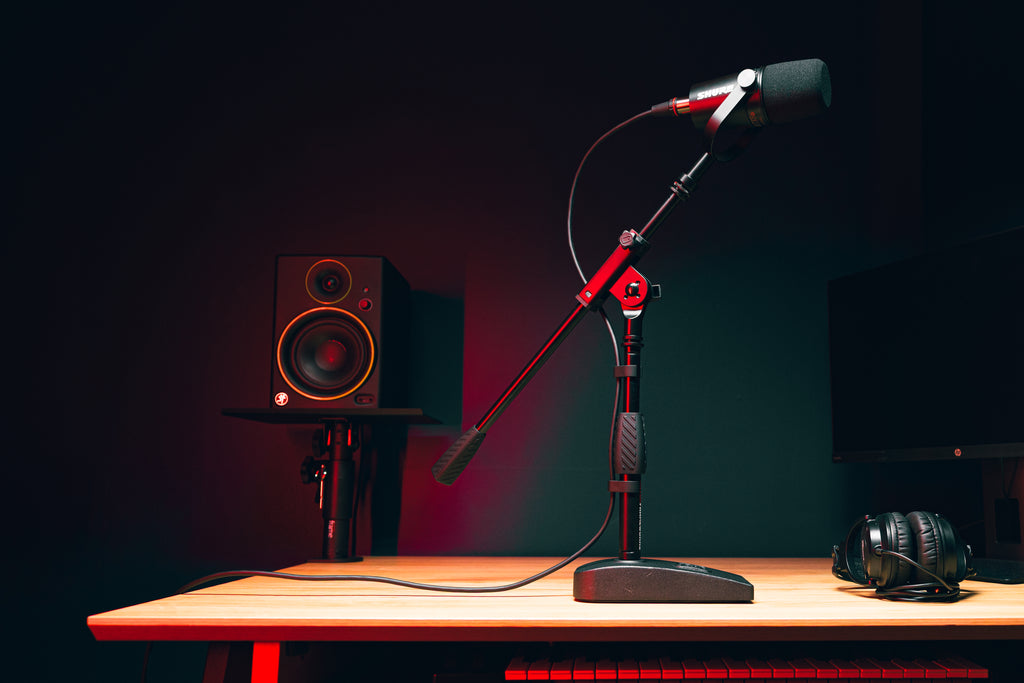 Compact Base Bass Drum and Amp Mic Stand
