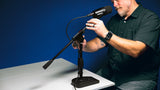 Compact Base Bass Drum and Amp Mic Stand